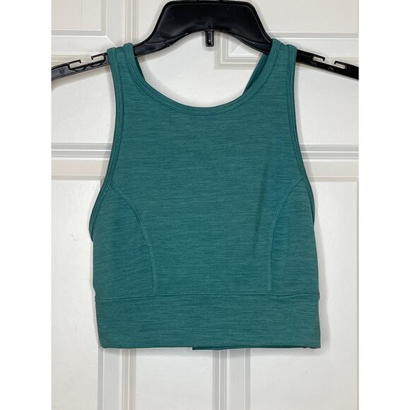 JoyLab Turquoise Sports Bra with Criss Cross Back Small - Picture 2 of 7